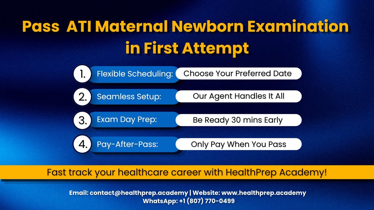 Pass the ATI Maternal Newborn Exam exam with HealthPrep Academy in 4 simple steps