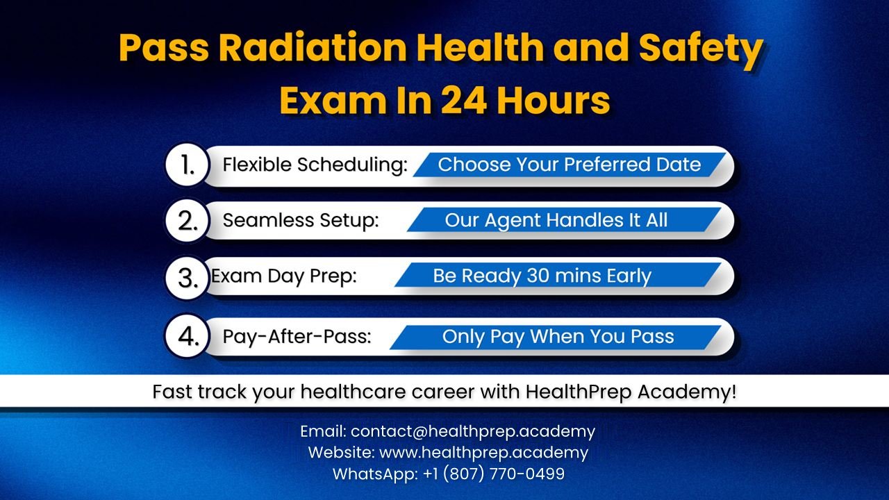 Pass the DANB RHS - Radiation Health and Safety exam with HealthPrep Academy in 4 simple steps