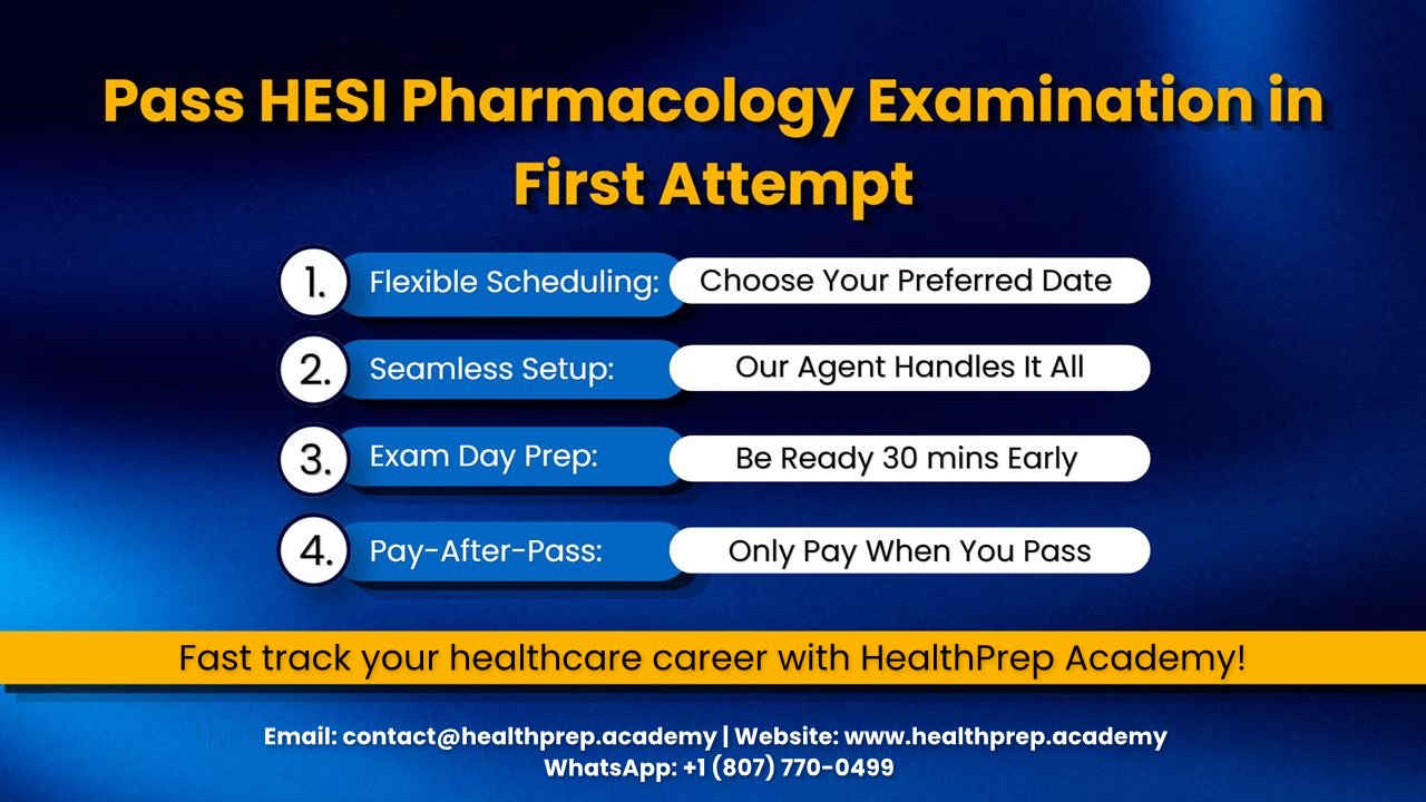 Pass the HESI Pharmacology Exam exam with HealthPrep Academy in 4 simple steps